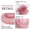 Z&X Organza Church Fascinator KY Derby Hats for Women Flower