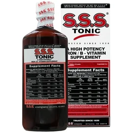 S.S.S. Tonic, Iron and Vitamin B Supplement, High Potency Vitamins, Bottle, 10 Fl Oz - 3 Pack