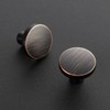 Ravinte 15 Pack Solid Single Hole Kitchen Round Cabinet Knobs
