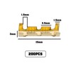 eMagTech 200Pcs Brass Crimp Electrical Connector Wire U-Shaped Terminal, U-Shaped