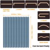 JILRON Accordion Partition Curtain with Ceiling Track - Space-Saving Room