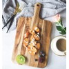 DIFEIUKI Wooden Cutting Board, Bread Stand, with Handle, Pizza Board,
