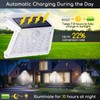 Solar Lights Outdoor Wireless Motion Sensor Security Lights, IP65 Waterproof