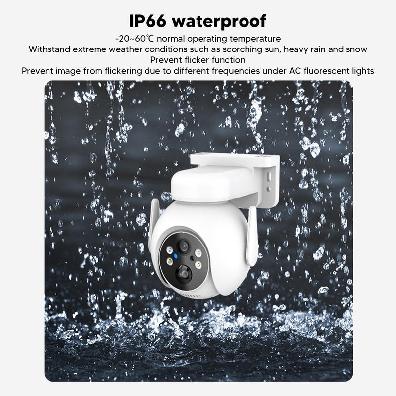 Solar Security Camera HD 4MP Wireless Outdoor Home Security Remote