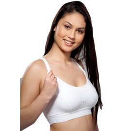 Emma Jane Womens Cotton Nursing/Sleep Bra Size 40B-DD in White