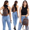 Lady Conceal Concealed Carry Abby Tactical Leather Backpack with Holster