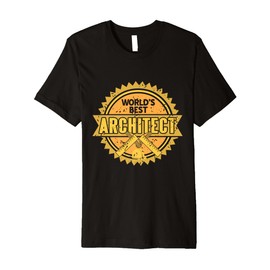 World's Best Architect Retro Vintage Architecture Present Premium T-Shirt