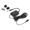 236in Wired Lavalier Microphone Clip On Lapel Condenser Mic for