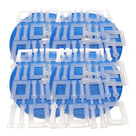 Pallet strapping kit Blue 20m x 12mm with 9 plastic buckles, 4 pack