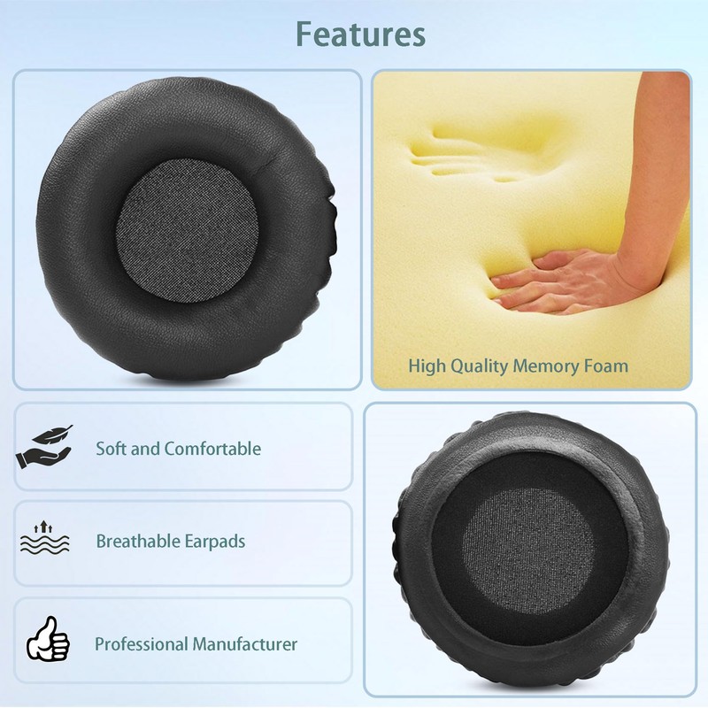 HAIZEEN Ohrpolster Kompatibel mit Creative Sound Blaster Jam Kopfhörer Ohrpolster