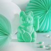 Donkey Products Waving Cat, Plastic, Mint, 15 x 10.5 x