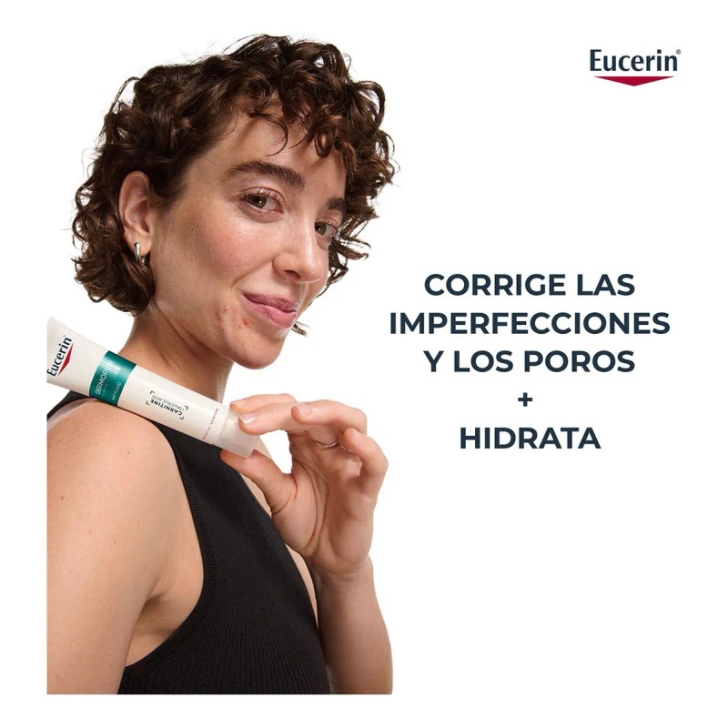 Dermopure Facial Fluido Matificante 40ml Eucerin Grasa Día/noche