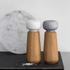 Kahler Hammershoi Salt and Pepper Grinder, Indigo, 5.7"H x 2.6"D