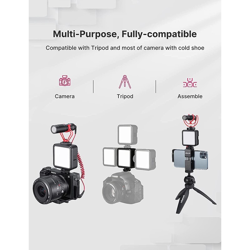 Video Light RGB, ULANZI VL49 Led Camera Light Mini 360°