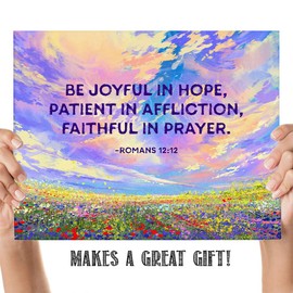 Book of Romans 8 11-12 12 Bible Wall Decor, Book Bible Christian Quote Decor, Bible Verse Wall Print, Bible Quote 11 x 14 Wall Print, Inspirational Poster for Family & Friends, Birthday Gift for Women