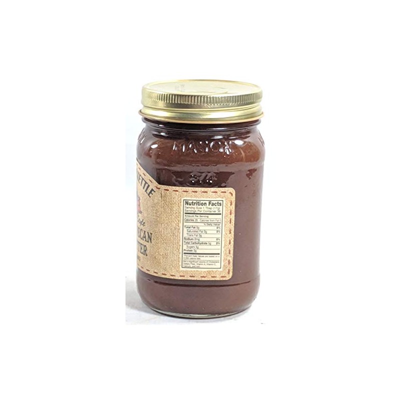 Amish Homemade Style Caramel Pecan Apple Butter 2-18 Ounce Jars