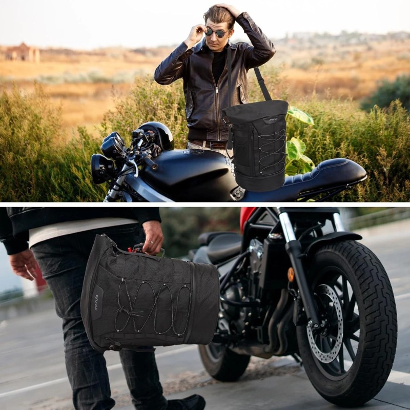MOSISO Motorcycle Sissy Bar Backrest Bag Gear Tail Bag with