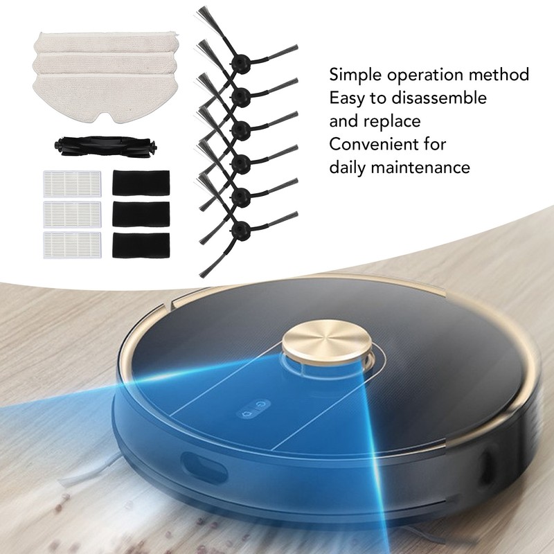 Electric Sweeper Replacement Accessories Kit Complete Attachments Set for Uoni