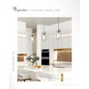 EAPUDUN Pendant Light (2 Packs), Kitchen Lights Ceiling Hanging, Kitchen