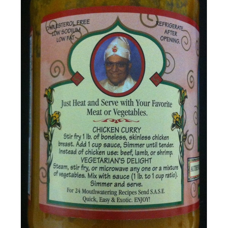 Chef Shaikh's Hot Curry Sauce 15.5 oz. 3-Pack-Vegan