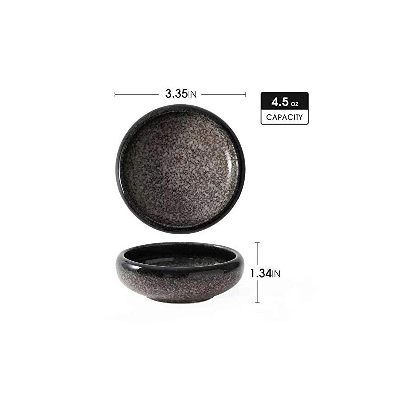 Uaral Soy Sauce Dish Sushi Dipping Bowls Japanese Sauce Bowls