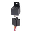 JUTOSU 5 Pole Relay, In-Car Relay, SPDT Relay Socket with