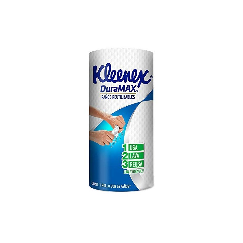Kleenex servitoalla duramax, 1 rollo con 56 Pañuelos reutilizables