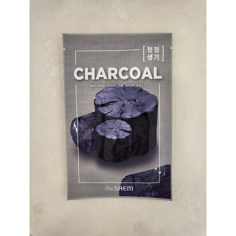 The Saem (The Saem) 10+10 Natural Charcoal Mask Sheet 21ml