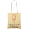 Mr. & Mrs. Panda Hugging Cat Shopping Bag, yellow