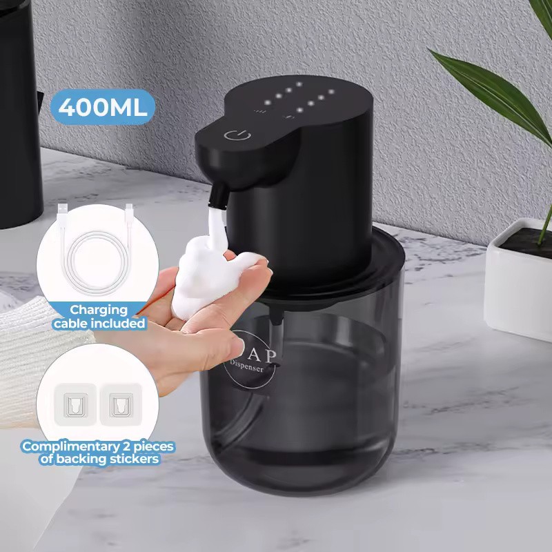 Automatic Foam Soap Dispenser, 500ml Touchless Rechargeable Pump