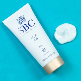 SBC Skincare I.C.E. Gel - 100ml | Cooling Relief for Tension and Fatigue | Cooling Gel with Camphor and Menthol | Vegan Friendly Sports Gel | Energising Cooling Gel