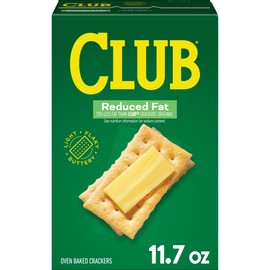 Kellogg's Club Crackers Reduced Fat, Lunch Box Snacks, 11.7oz Box