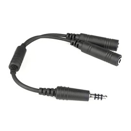 R SPIDER WIRELESS GA Headset to Helicopter Adapter
