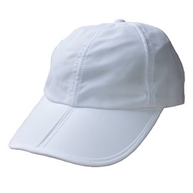 Baseball Cap with Micro UV Protection for Men and Women, UV 50+ Sun Protect, White