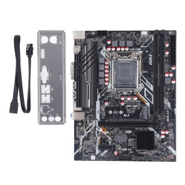 H410 Motherboard Dual DDR4 64GB Memory NVME M.2 Port PCIE 16X Gen 3.0 Slot for LGA1200 CPU Gaming Motherboard with Metal Heat Sink