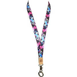 Lanyard for Keys, Cool Neck Strap Key Chain Holder, Long Lanyard for ID Badges Wallet (wild flowers)