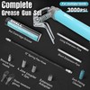 SHALL Mini Grease Gun Kit (3.52OZ, 3000PSI) with Accessories: 2x