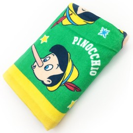 Hayashi Pinocchio Compact Bath Towel, Fearless 061045, Character Towel, Mini Bath Towel, Small