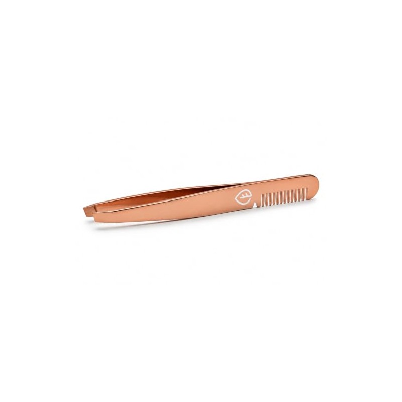 The Little Eco Company Tweezers with Brow Comb, Precision Slant