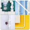 JUUJCH 1/2 inch PVC Female Thread Union,Connectors Female Thread Coupling
