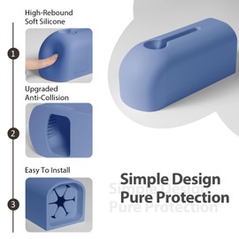 Cubierta de llave para tina, cubierta de boquilla de silicona suave, protector de llave para niños, protector de boquilla de baño para bebé, cubierta de llave de tina para niños pequeños, cubierta de