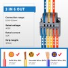 YQSIYU 3 in 6 Out Lever Wire Connecotrs Nuts, 10