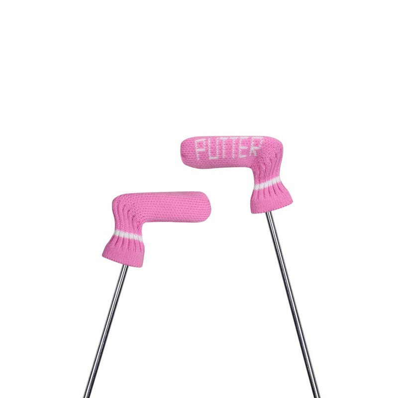 Pink Golf Blade Putter Cover,1 Piece in Pack, Double Layers