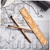 BESPORTBLE 20pcs Wooden Straight Edges Rulers for Boy Girl Durable