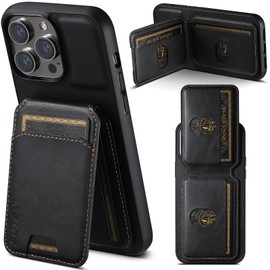 [通拓商品]适用iPhone15Pro苹果14插卡手机壳三星S23U支架A54谷歌索尼皮套 黑色 iPhone13