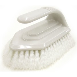 15 cm Width Bathroom Cleaning Brush White App, 11.5 H x 7.8 W x H Corner Bath Brush Works Tile Floor Grout for BT – 120 