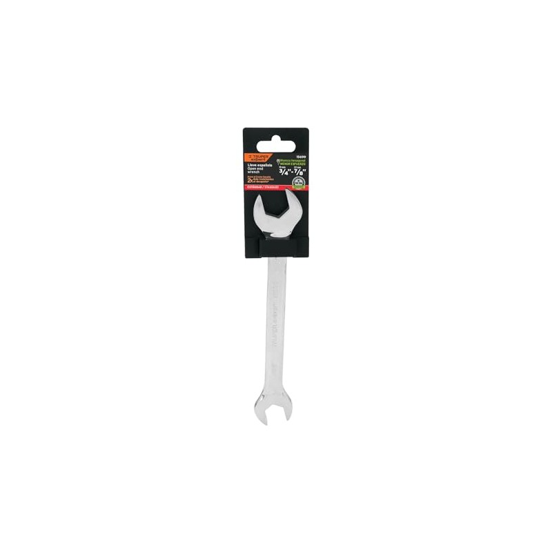 Truper Expert LL-3039, Llave española, estándar, 3/4" x 7/8"