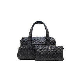 Quilted Duffel Bag for Women – Large Travel Tote, Weekender, Carry-On, Gym, Overnight, Hospital, Diaper – Lightweight & Spacious with Zipper Closure