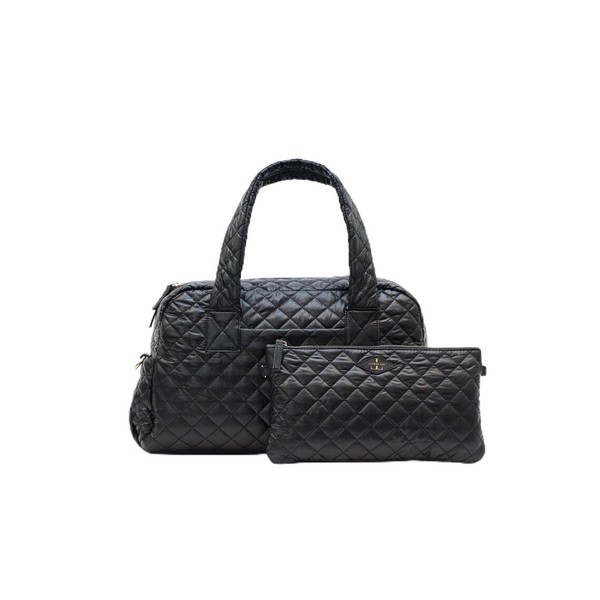 Quilted Duffel Bag for Women – Large Travel Tote, Weekender,