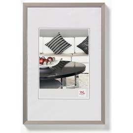 walther design AJ520D Chair Aluminium Picture Frame, 10 x 15 cm, Steel